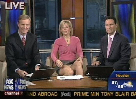 Bukkake news anchors