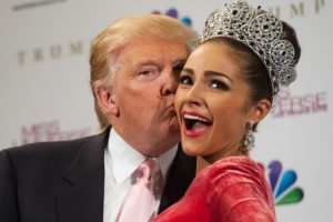 Ew. He just up and kissed the pageant queen. On the cheek! Disgusting.